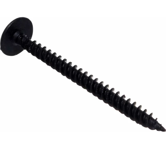 Саморез 4,2*51 пресшайбой черный БЕЛЕБЕЙ