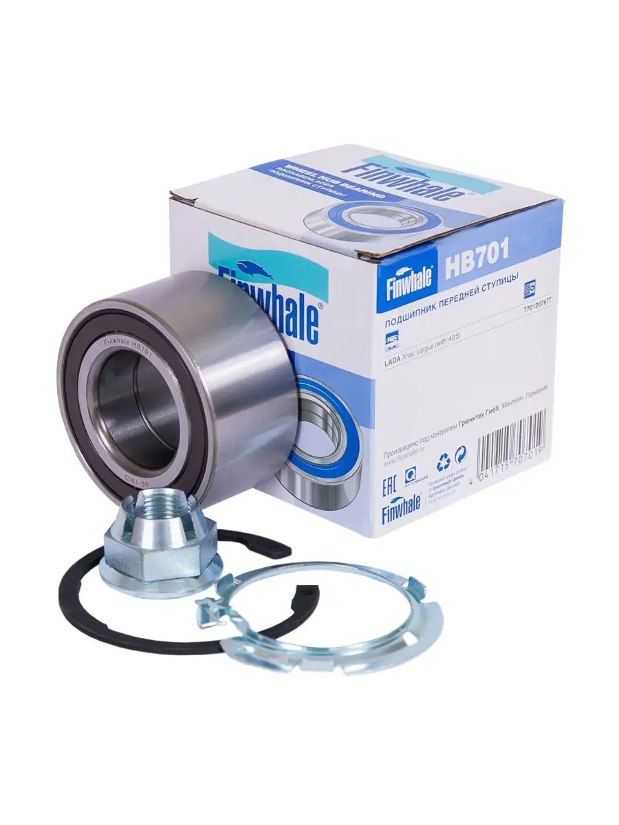 Подшипник передней ступицы (с АБС) Vesta, X-ray, Largus Finwhale