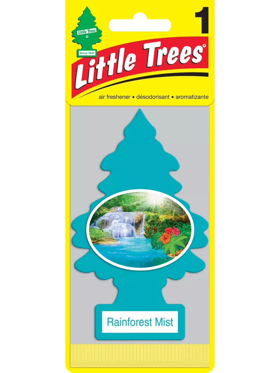 Ароматизатор елочка Тропический туман (Raunforest Mist) Little Trees