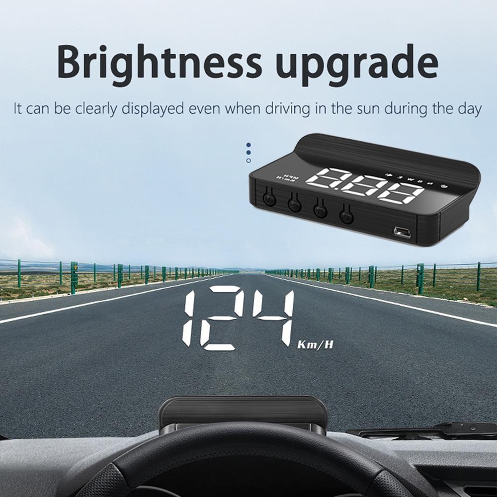 Проекция скорости на лобовое стекло HUD (универсальная) М3 (OBD)