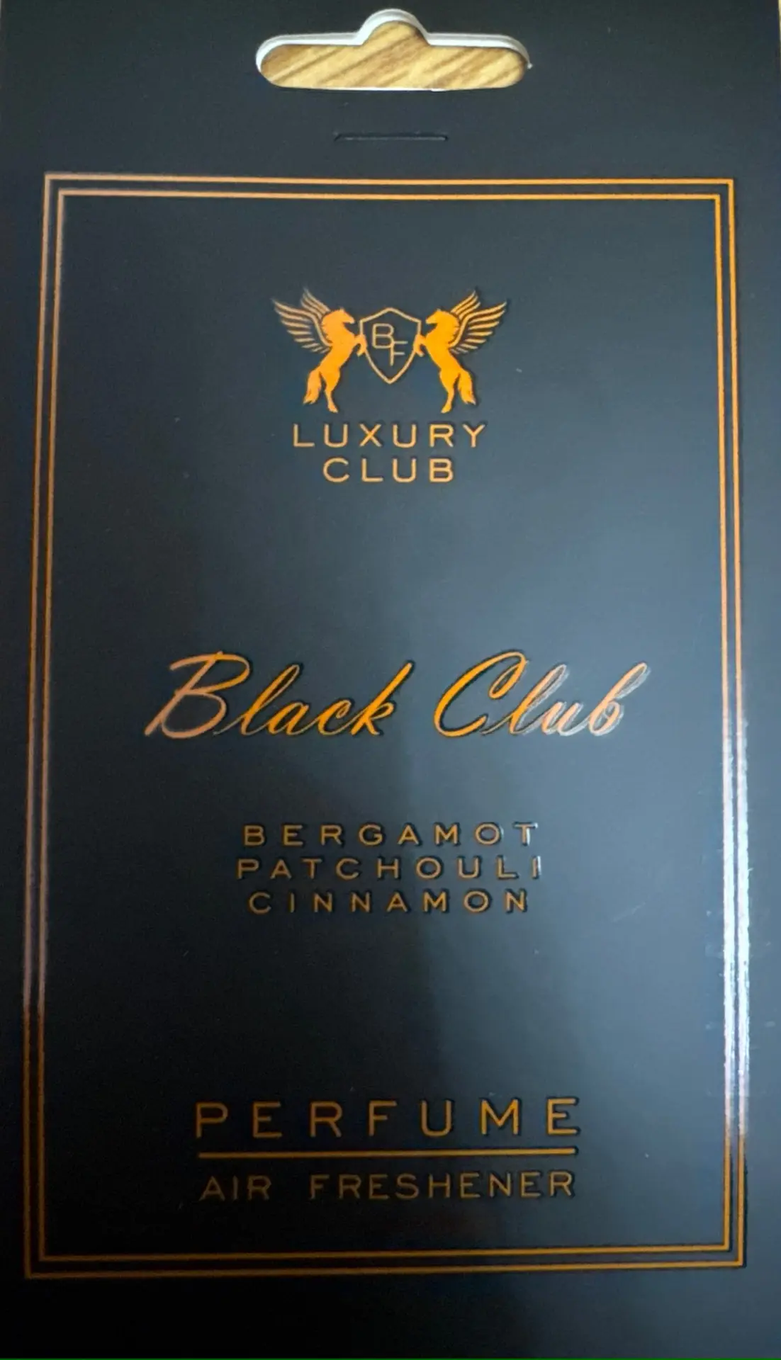 Ароматизатор LUXURY CLUB парфюмировыный BLACK CLUB