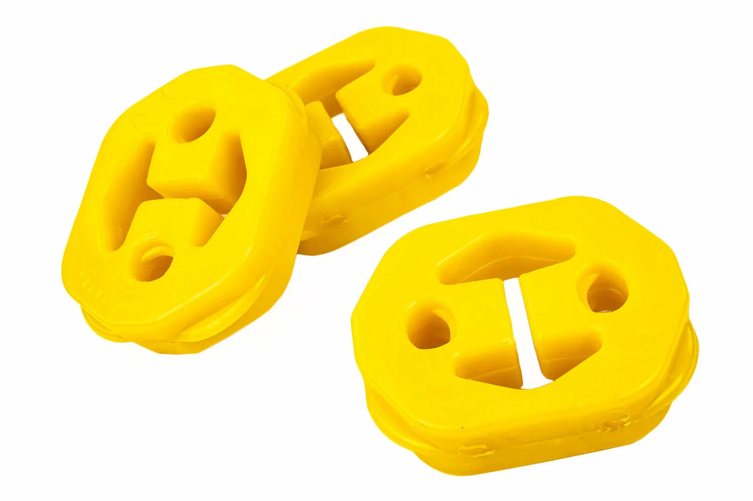 Комплект подушек глушителя (полиуретан, желтый) (3шт) Ваз 2170 АБПА